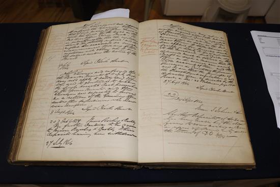 A 19th century commercial documentation book